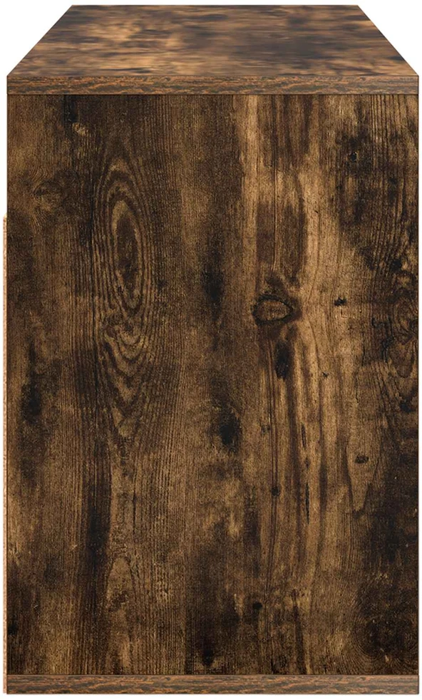 TV staliukas Žemas stalas su stalčių Rūkyta ąžuolas 102 x 32 x 48,5 cm