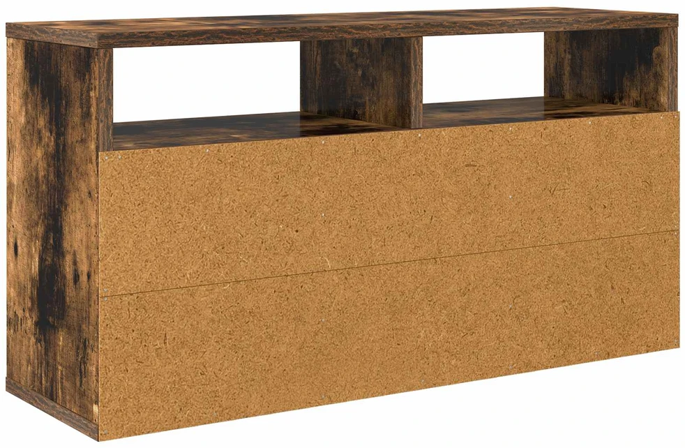 TV staliukas Žemas stalas su stalčių Rūkyta ąžuolas 72 x 22,5 x 38 cm