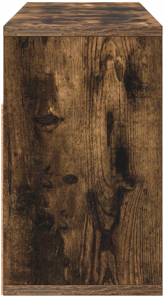 TV staliukas Žemas stalas su stalčių Rūkyta ąžuolas 72 x 22,5 x 38 cm