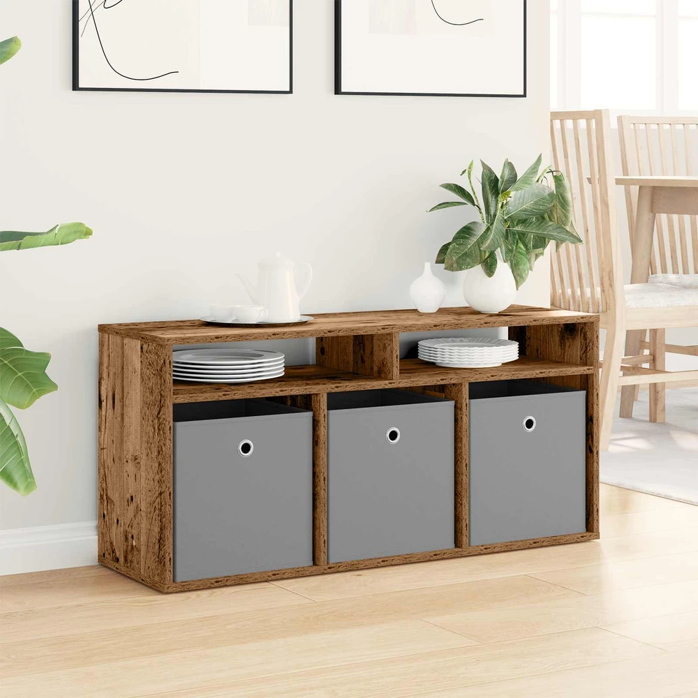 TV staliukas Žemas stalas su stalčių Senas medis 102 x 32 x 48,5 cm