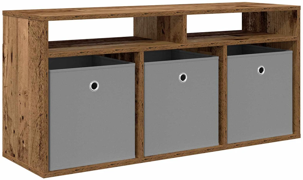 TV staliukas Žemas stalas su stalčių Senas medis 102 x 32 x 48,5 cm