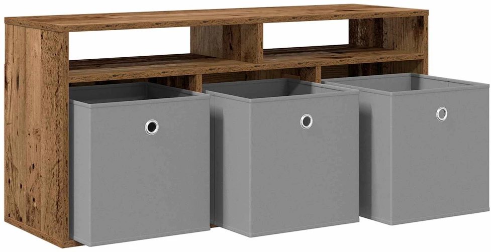 TV staliukas Žemas stalas su stalčių Senas medis 102 x 32 x 48,5 cm