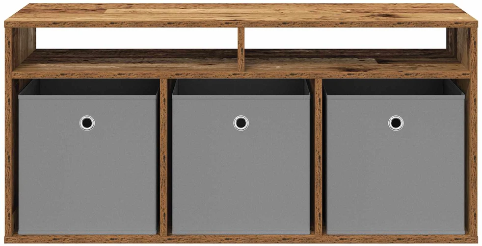 TV staliukas Žemas stalas su stalčių Senas medis 102 x 32 x 48,5 cm