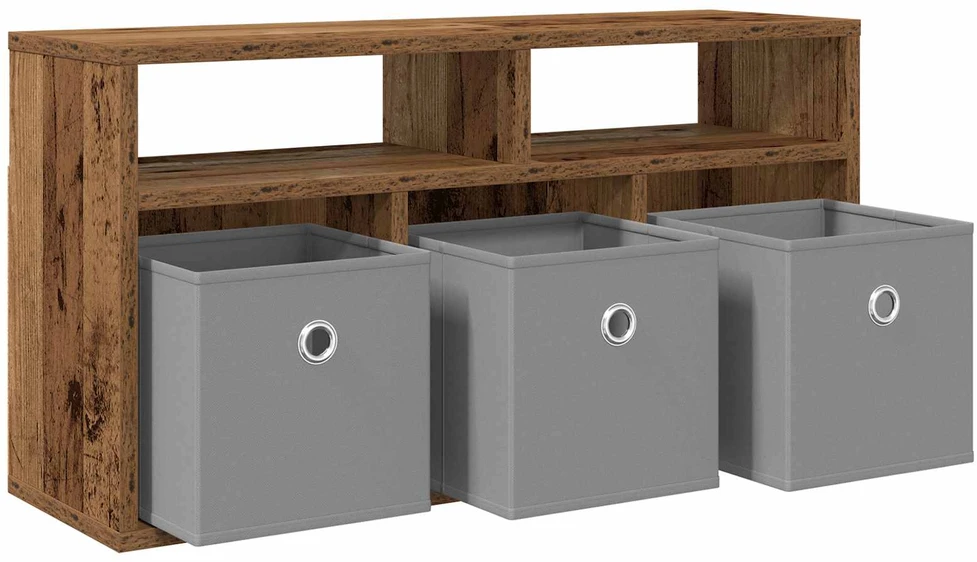 TV staliukas Žemas stalas su stalčių Senas medis 72 x 22,5 x 38 cm