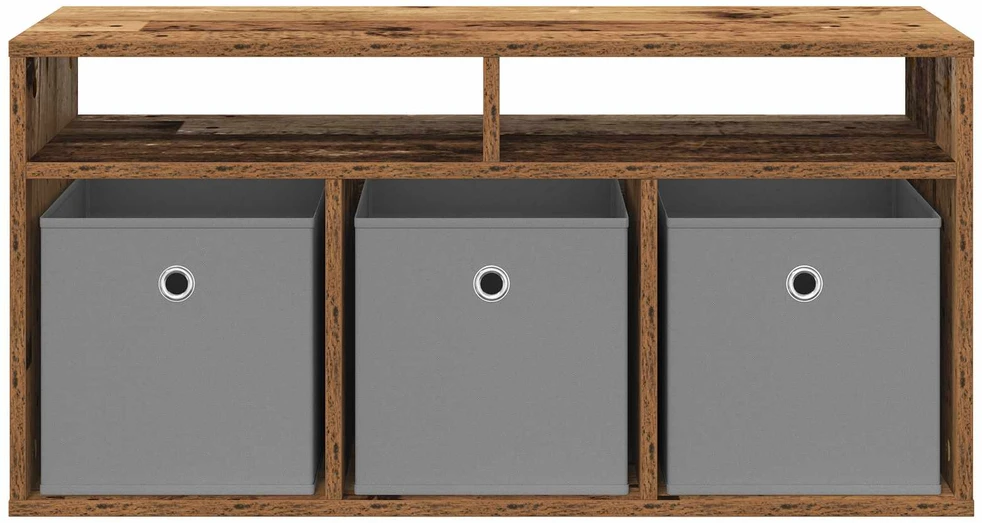 TV staliukas Žemas stalas su stalčių Senas medis 87 x 27,5 x 43 cm