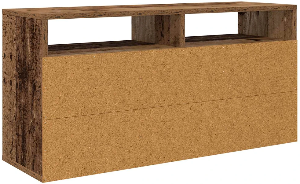 TV staliukas Žemas stalas su stalčių Senas medis 87 x 27,5 x 43 cm