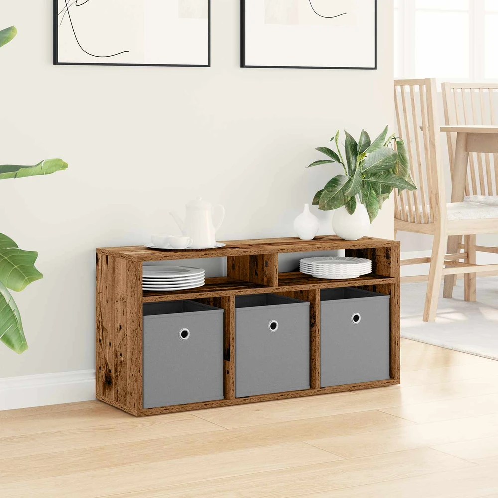 TV staliukas Žemas stalas su stalčių Senas medis 87 x 27,5 x 43 cm