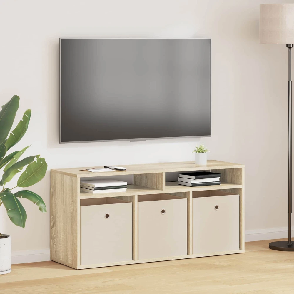 TV staliukas Žemas stalas su stalčių Sonoma ąžuolas 102 x 32 x 48,5 cm