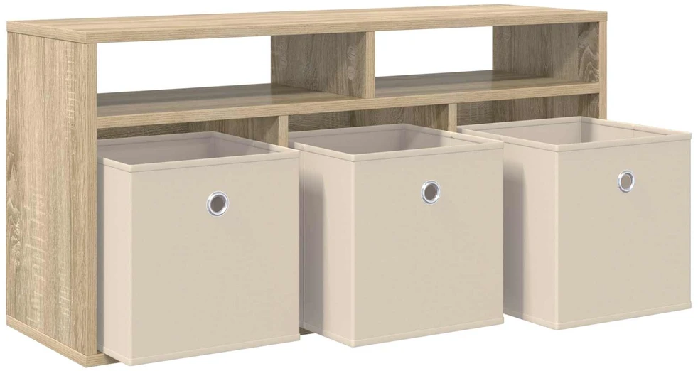TV staliukas Žemas stalas su stalčių Sonoma ąžuolas 87 x 27,5 x 43 cm