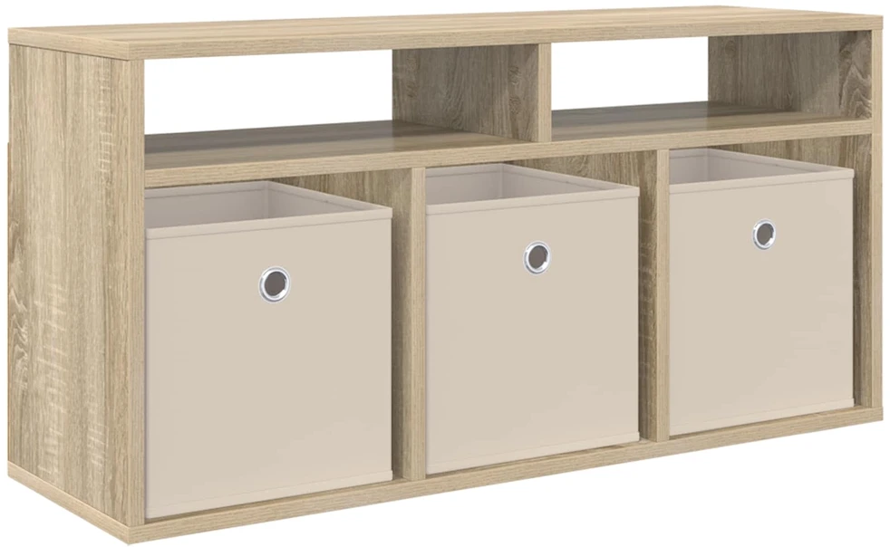 TV staliukas Žemas stalas su stalčių Sonoma ąžuolas 87 x 27,5 x 43 cm