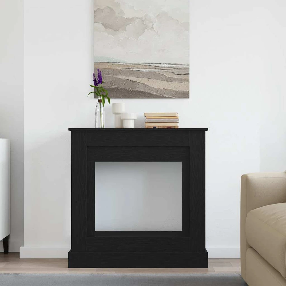 Židinio aplinka Juodas ąžuolas 90x30x90 cm Inžinerinė mediena