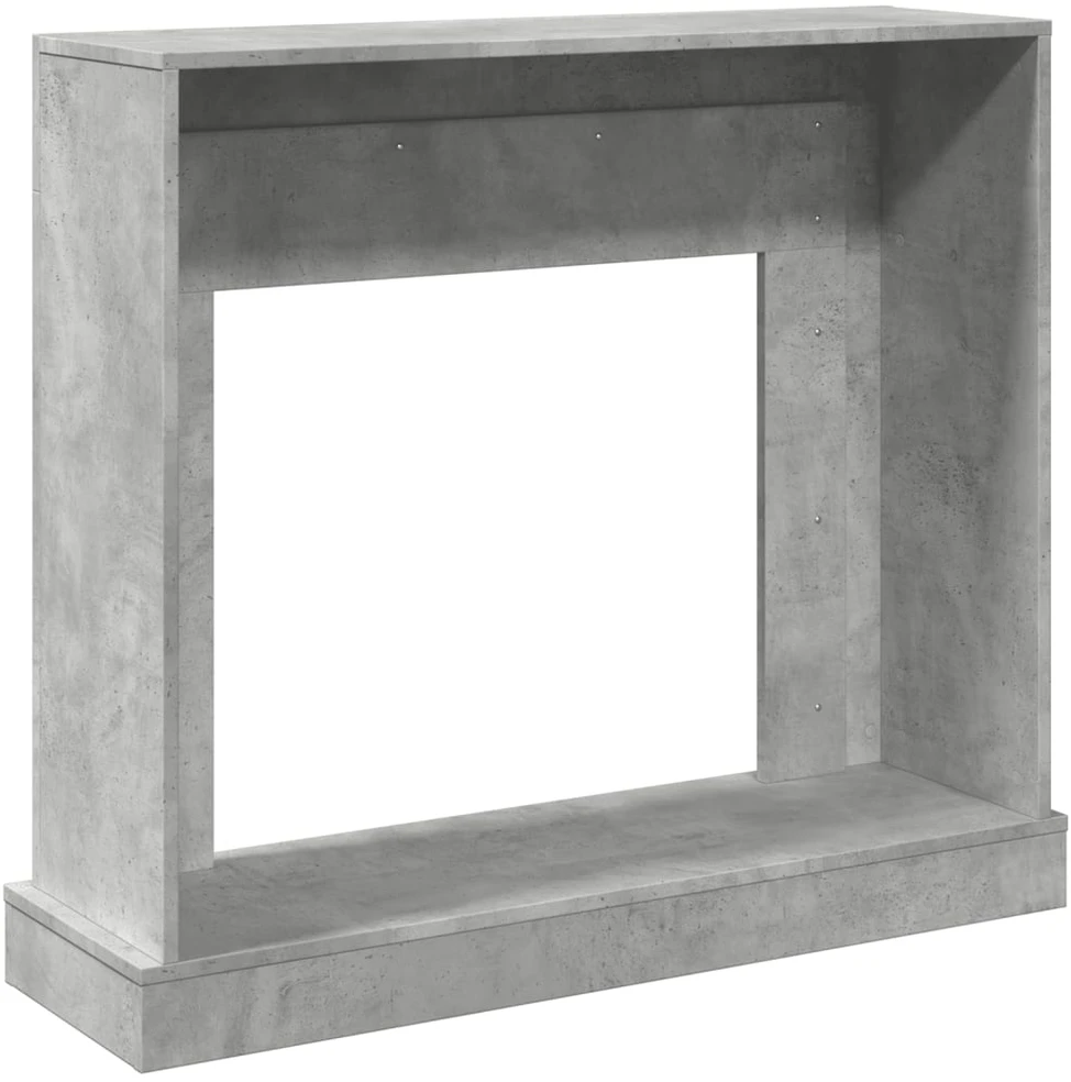 Židinio apvadas, betono pilkas, 100x30x87,5cm, apdirbta mediena