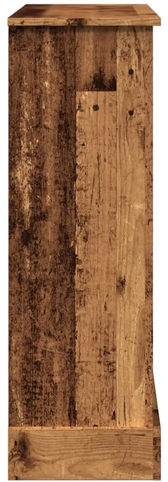 Židinio apvadas, medienos, 90x30x90cm, apdirbta mediena