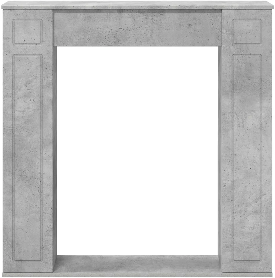 Židinio rėmas Betono pilka 100 x 20 x 100 cm Apdirbta mediena