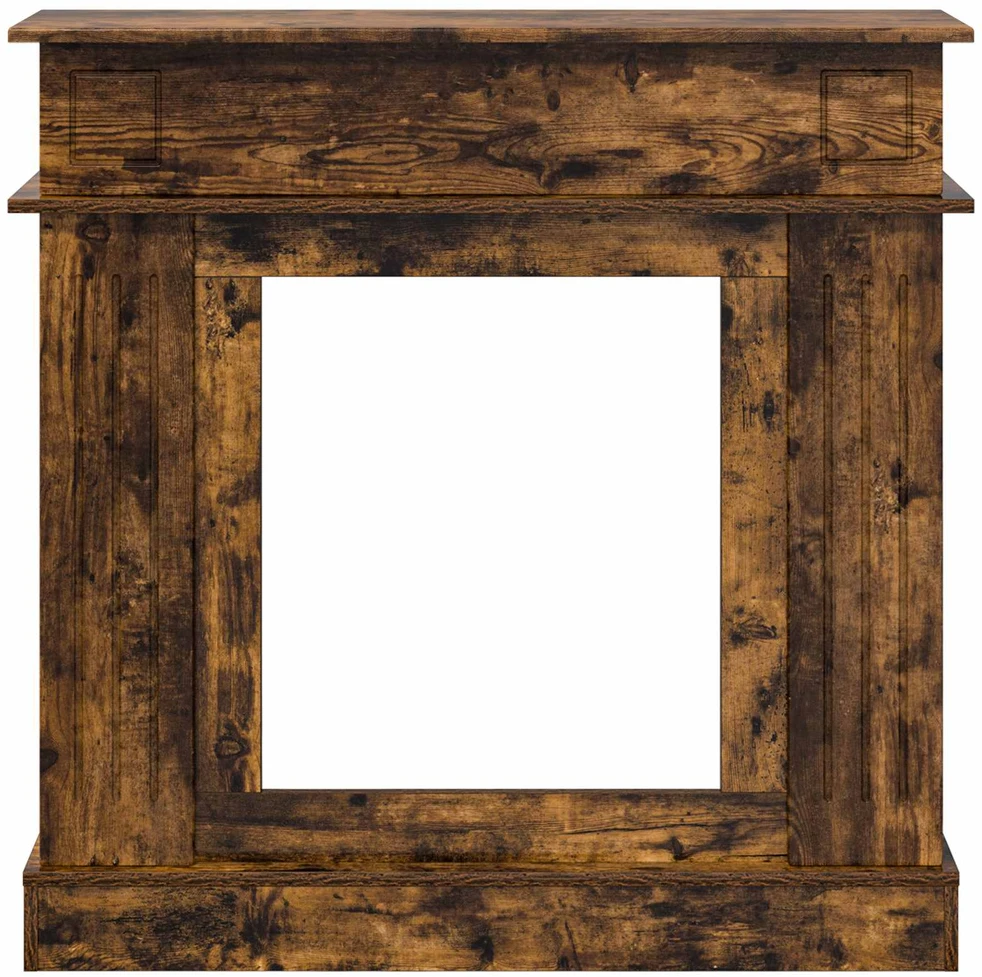 Židinio rėmas Dūminio ąžuolo 102 x 26 x 100 cm Apdirbta mediena