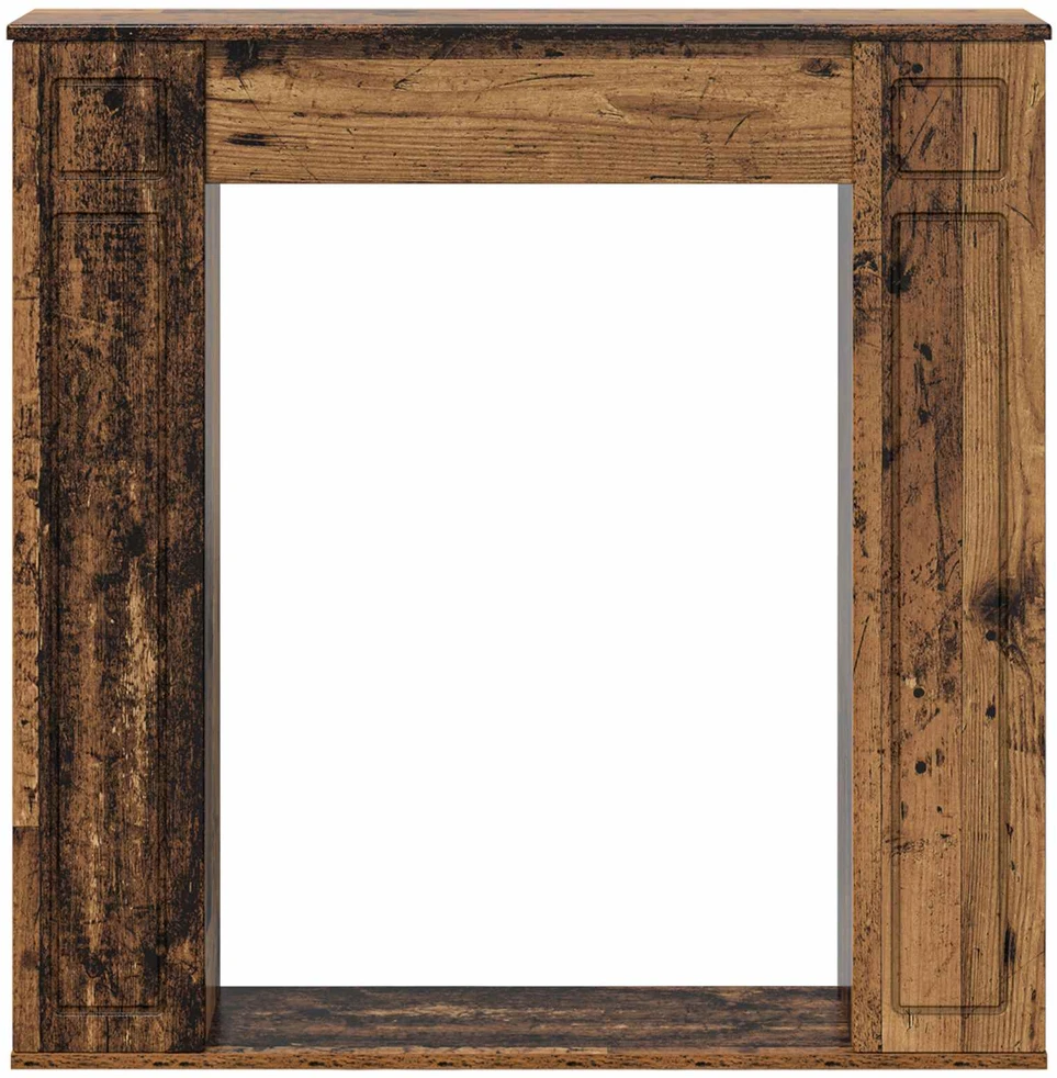 Židinio rėmas Sendintos medienos 100 x 20 x 100 cm