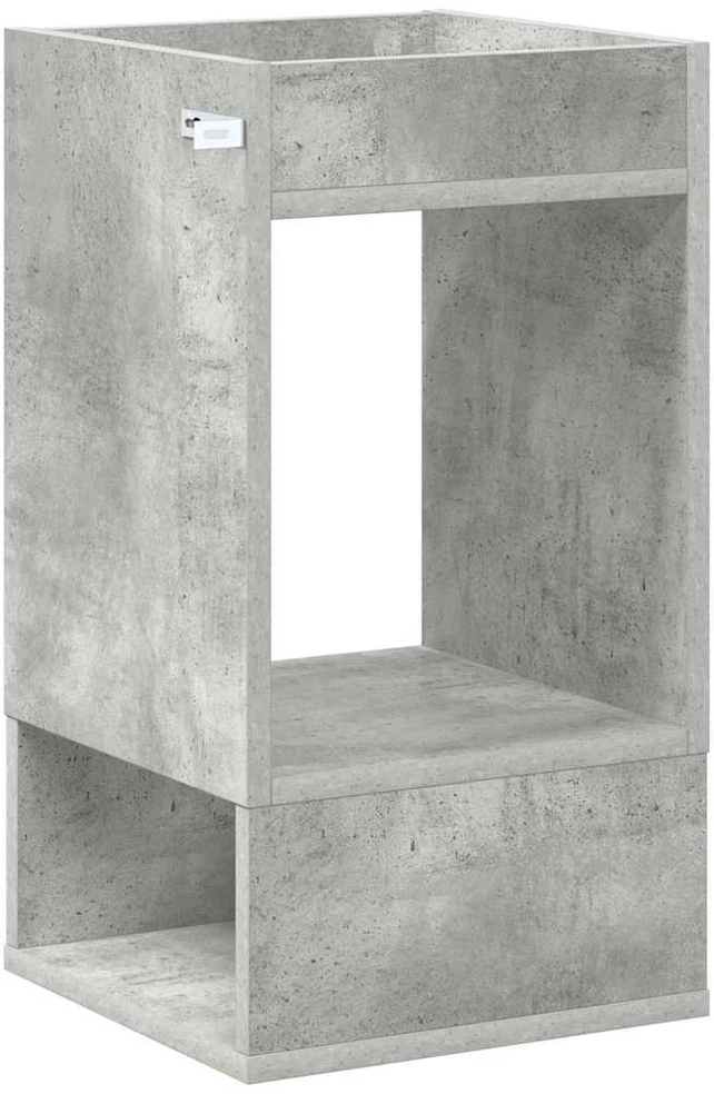Žurnalinis staliukas 2 vnt. Betono pilka 30 x 30 x 56 cm