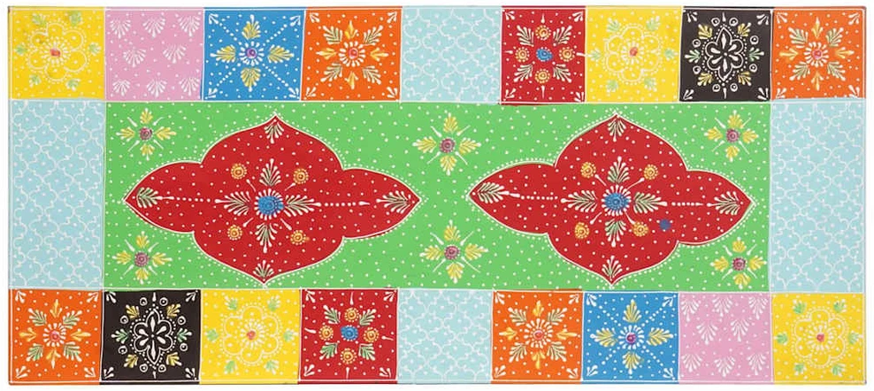 Žurnalinis staliukas 2 vnt. Įvairiaspalvis 90 x 40 x 50 cm