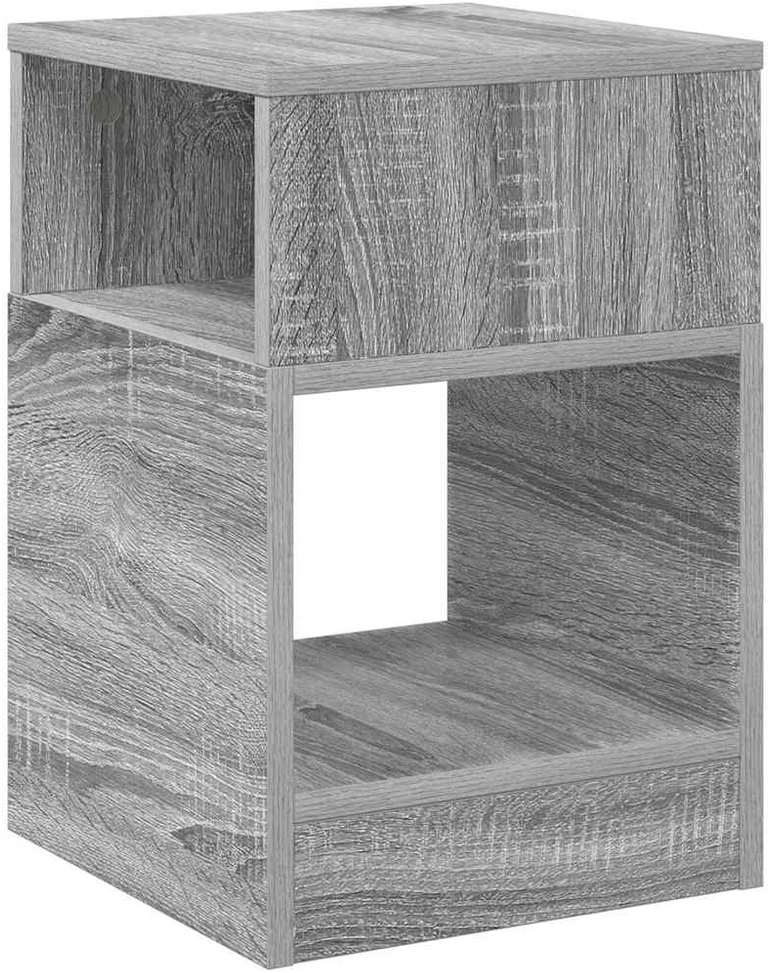 Žurnalinis staliukas 2 vnt. Pilkas Sonoma 30,5 x 30 x 45 cm