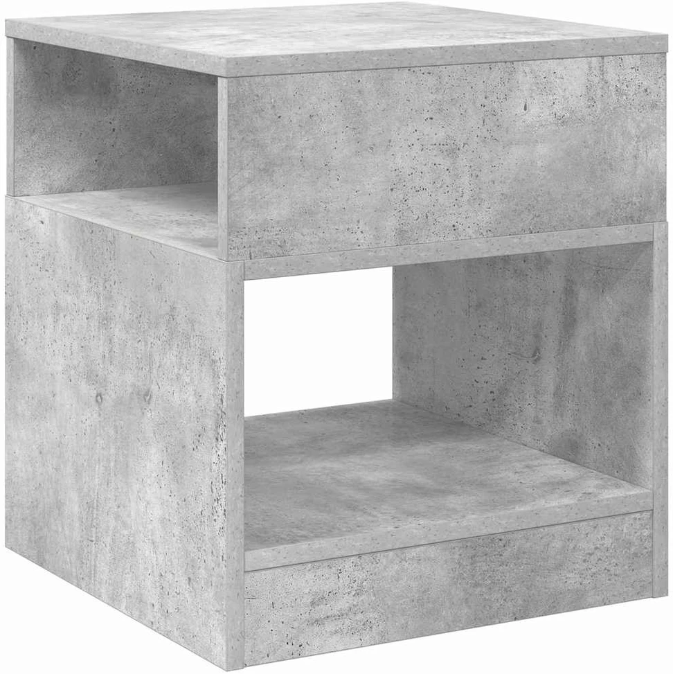 Žurnalinis staliukas Betono pilka 40,5 x 40 x 45 cm