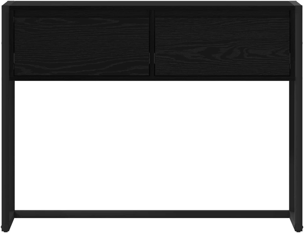 Žurnalinis staliukas Juodas ąžuolas 100 x 36 x 75 cm
