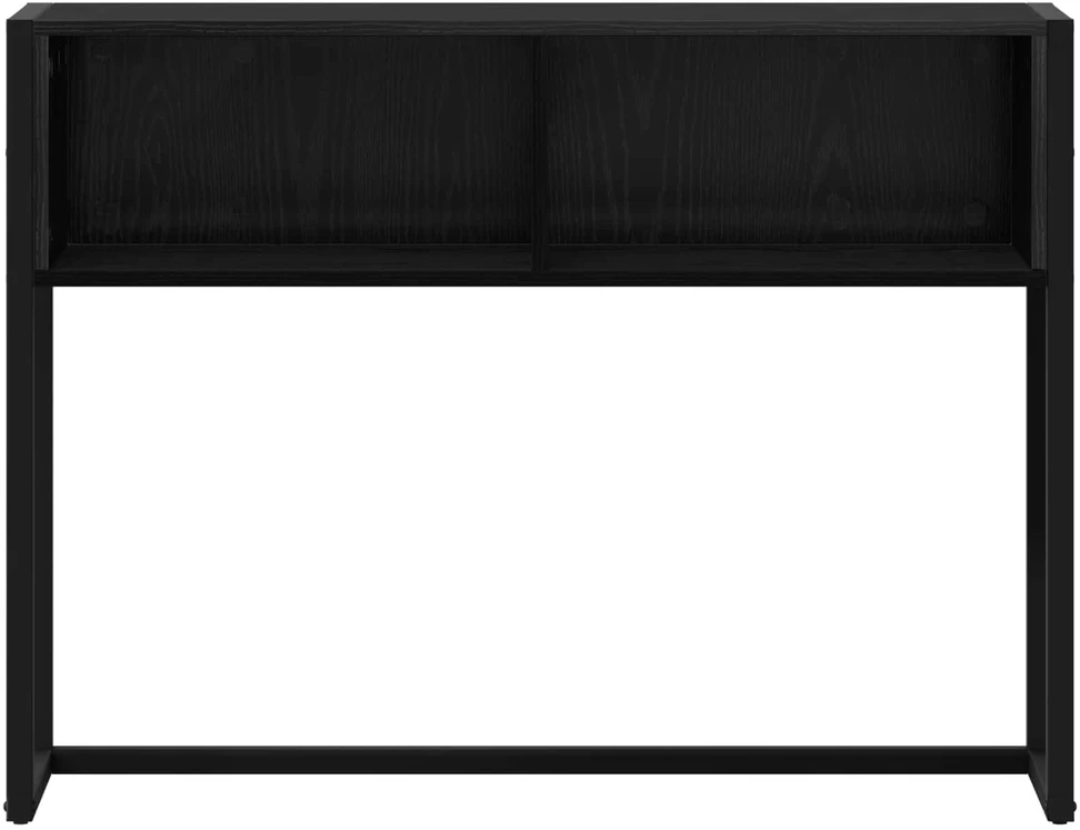 Žurnalinis staliukas Juodas ąžuolas 100 x 36 x 75 cm