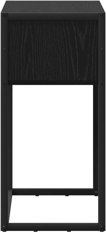 Žurnalinis staliukas Juodas ąžuolas 100 x 36 x 75 cm