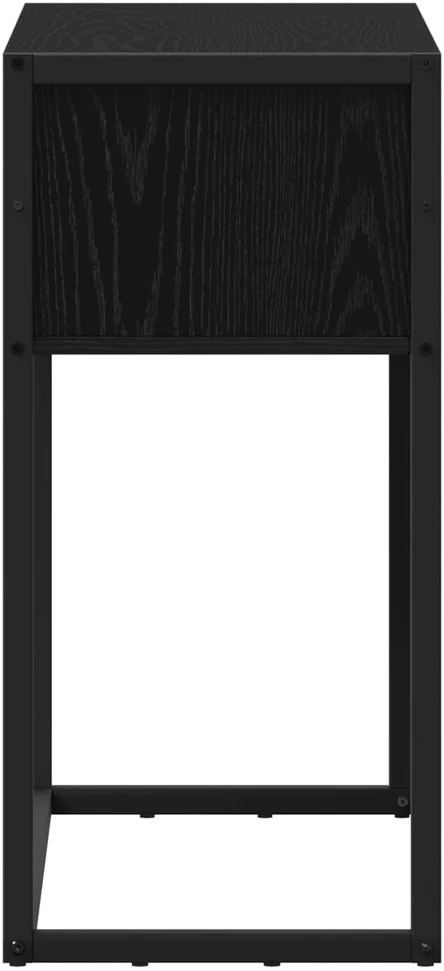 Žurnalinis staliukas Juodas ąžuolas 100 x 36 x 75 cm