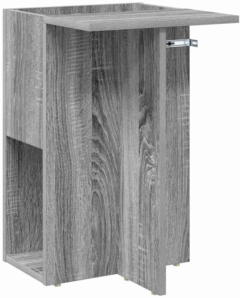 Žurnalinis staliukas Pilkas Sonoma 35 x 40 x 55 cm