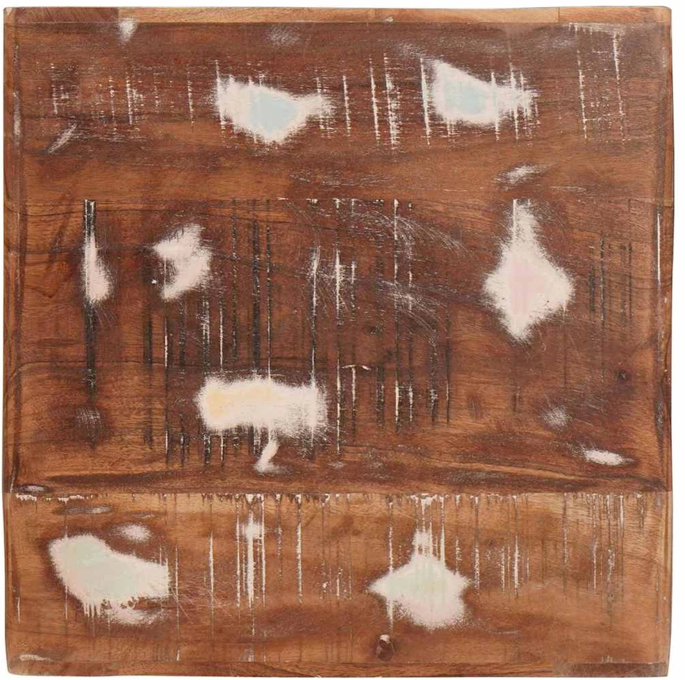 Žurnalinis staliukas Ruda 40 x 40 x 49 cm Kietas atkurtas medis