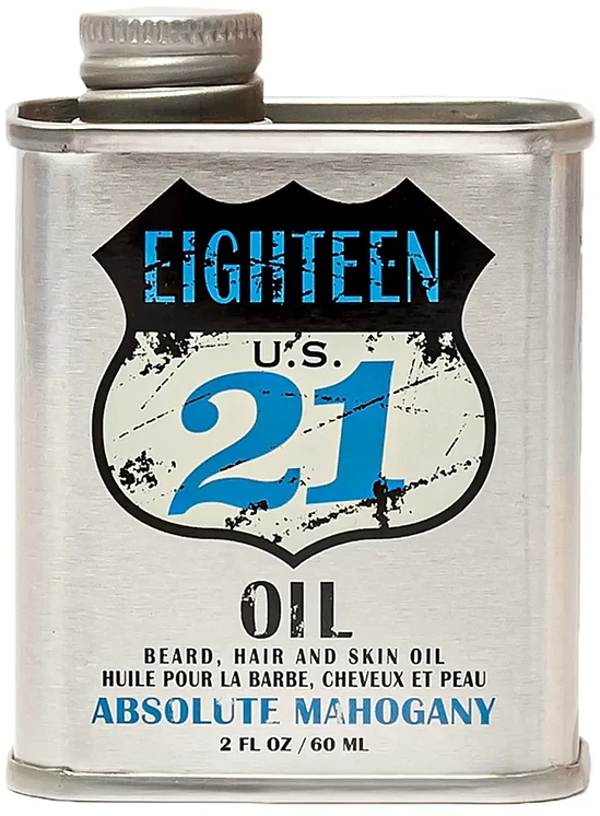 18.21 Man Made Oil Absolute Mahogany aliejus barzdai, plaukams ir odai, 60 ml