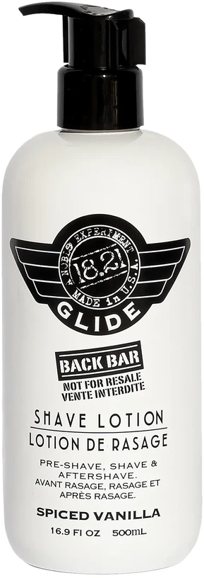 18.21 Man Made Shave Lotion Spiced Vanilla daugiafunkcė priemonė vyrams: prieš skutimąsi, skutimosi metu ir po jo, 500 ml
