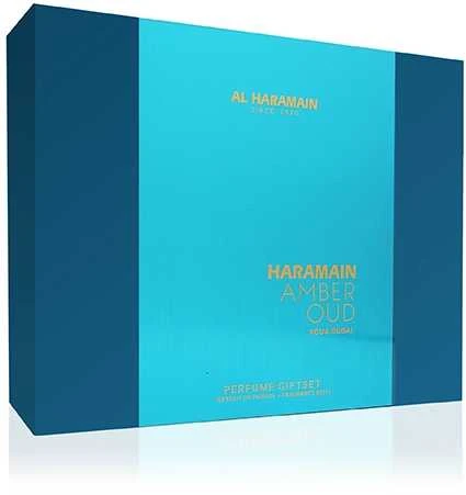 „Al Haramain Amber Oud Aqua Dubai“ – kvapnusis ekstraktas 75 ml + kvapnusis ekstraktas 30 ml + kvapioji migla 250 ml