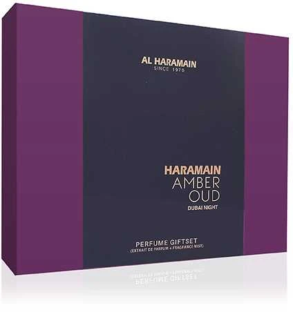 „Al Haramain Amber Oud Dubai Night“ – kvapnusis ekstraktas 75 ml + kvapnusis ekstraktas 30 ml + kvapioji migla 250 ml