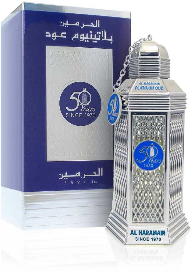 Al Haramain 50 Years Platinum Oud EDP parfumuotas vanduo Unisex, 100 ml