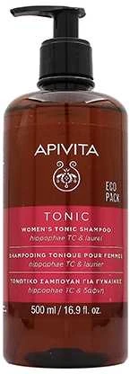 "Apivita" moteriškas tonizuojantis šampūnas su Hipophae Tc ir Laurel 500ml