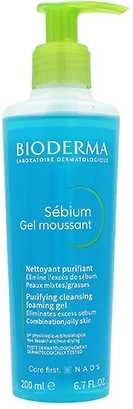 Bioderma Sébium Gel Moussant Veido prausiklis riebiai ir mišriai odai, 200 ml