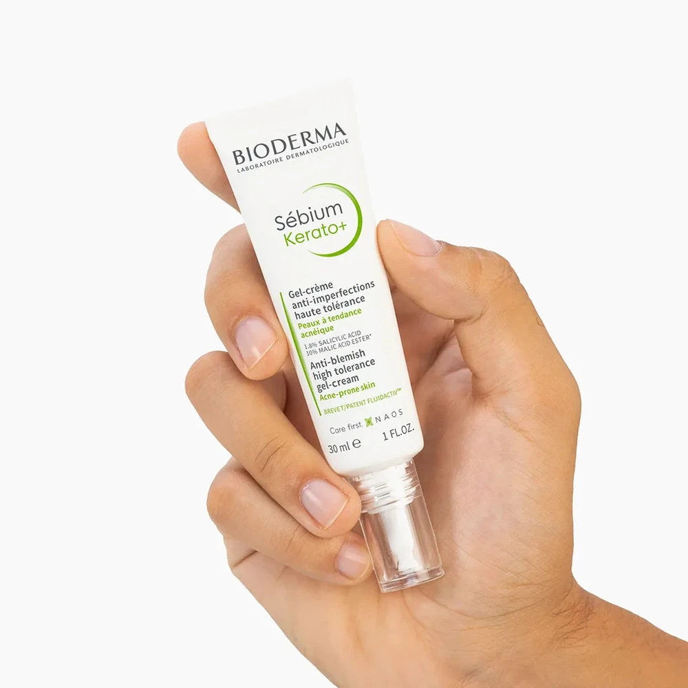 Bioderma Sébium Kerato+ Gelis-kremas aknės paveiktai odai ,30 ml aprašymas - Prekės nuotrauka