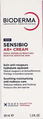 Bioderma Sensibio AR+ Cream Drėkinantis kremas raustančiai, jautriai odai, 40 ml