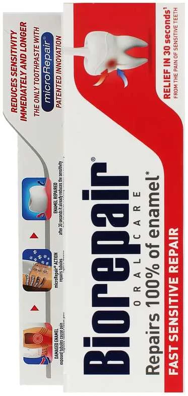 „Biorepair Fast Sensitive Repair“ serumas jautriai odai, 75 ml