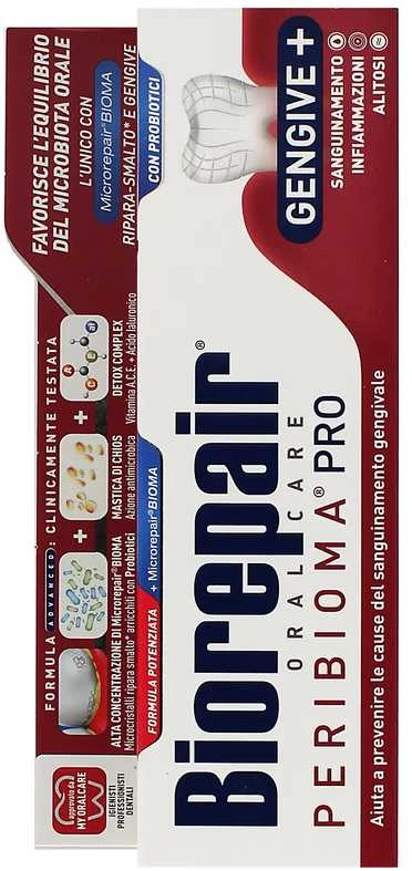 Biorepair Peribioma PRO+ dantų pasta su probiotikais nuo periodontito 75 ml