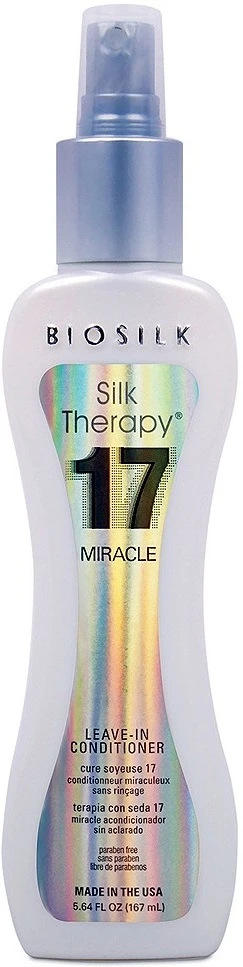 Nenuskalaujamas plaukų kondicionierius Biosilk Silk Therapy 17 Miracle Leave – in Conditioner 167ml