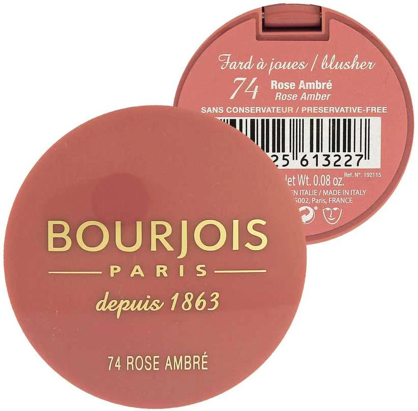 "Bourjois" mažasis apvalus indelis skaistalų 74 Rosa Ambré