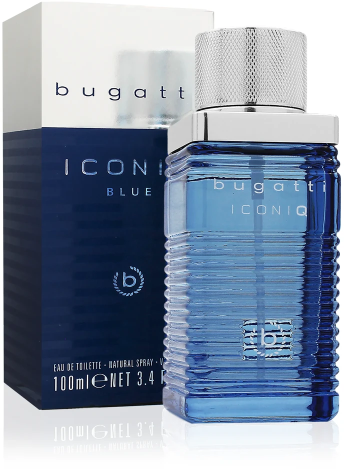 Mėlyna BUGATTI Iconiq Mėlyna tualetinis vanduo vyrams 100 ml