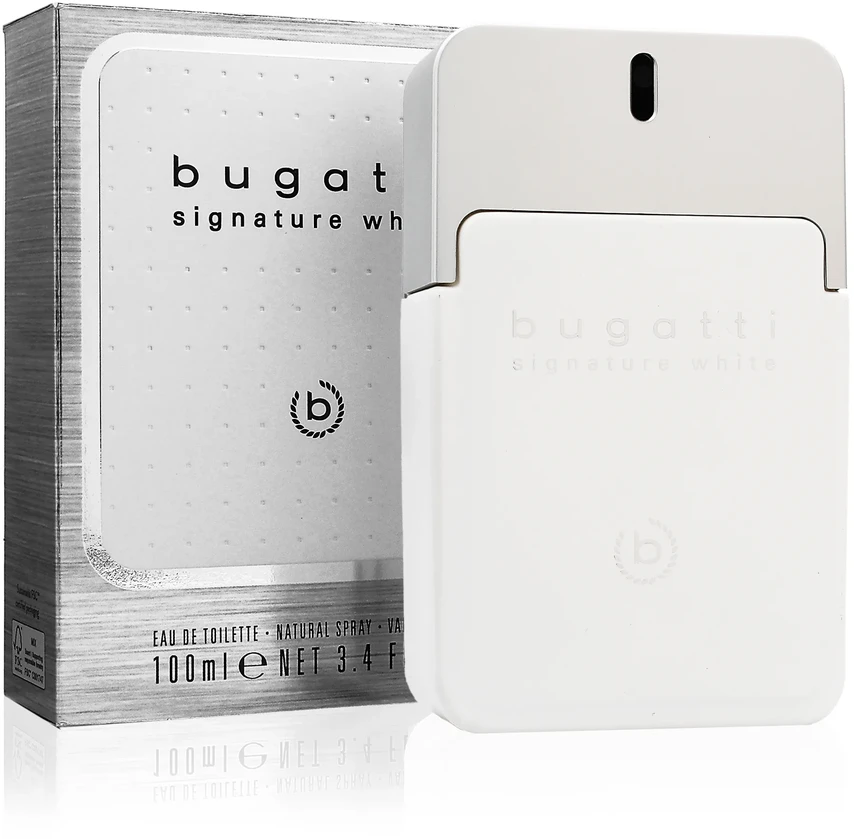 BUGATTI SIGNATURE Baltas tualetinis vanduo, 100 ml