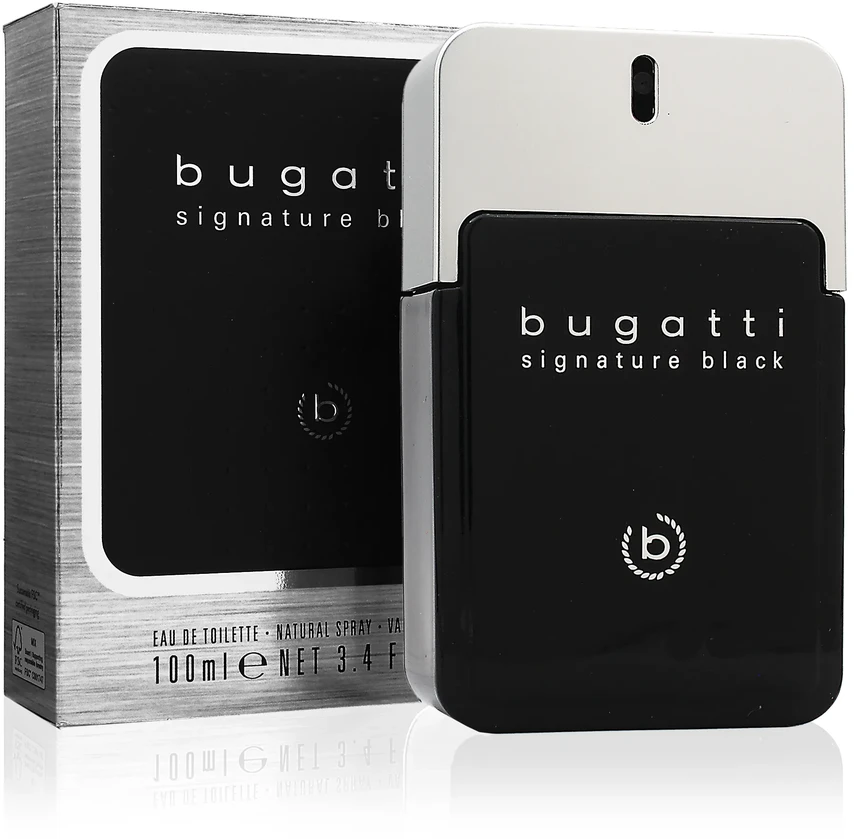 BUGATTI SIGNATURE Juodas tualetinis vanduo, 100 ml