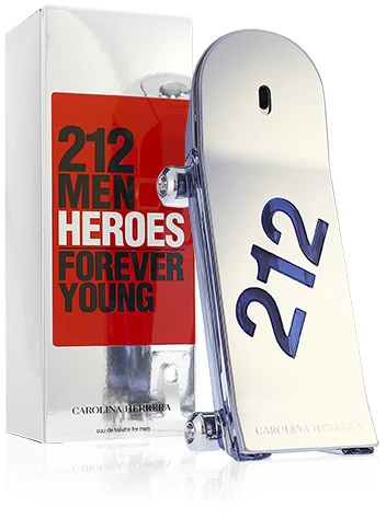 Carolina Herrera 212 Vyrų herojai tualetinis vanduo 90ml