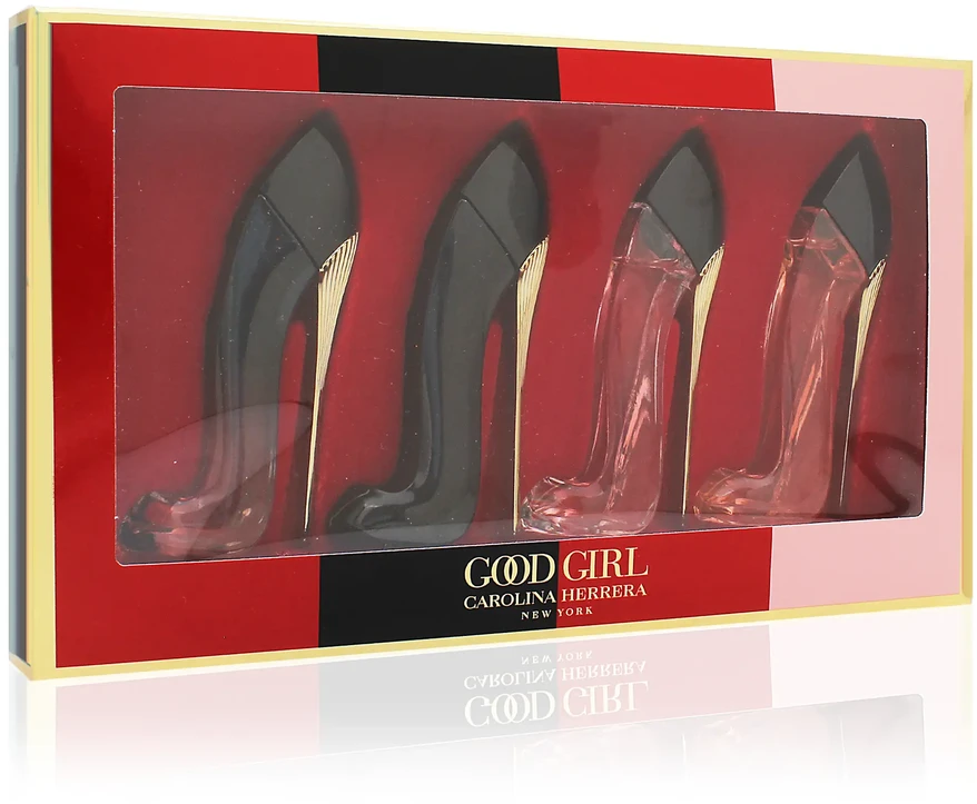 Carolina Herrera Good Girl Miniature Set kvepalų miniatiūrų rinkinys, 4 x 7 ml