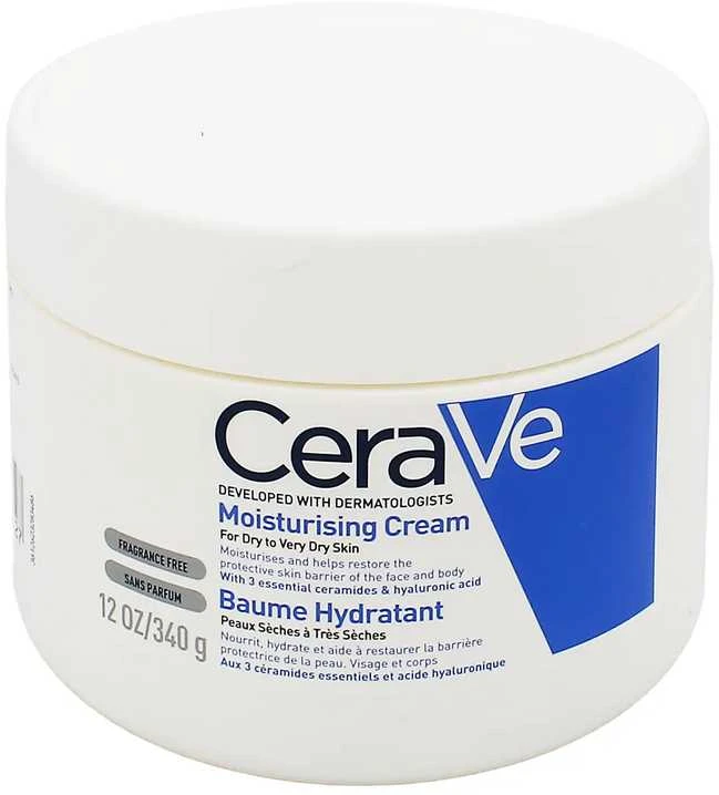 Drėkinamasis veido ir kūno kremas sausai ir labai sausai odai Cerave Moisturising Cream, 340 g