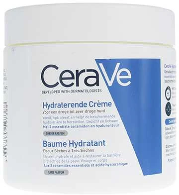 Drėkinamasis veido ir kūno kremas sausai ir labai sausai odai Cerave Moisturising Cream, 454 g
